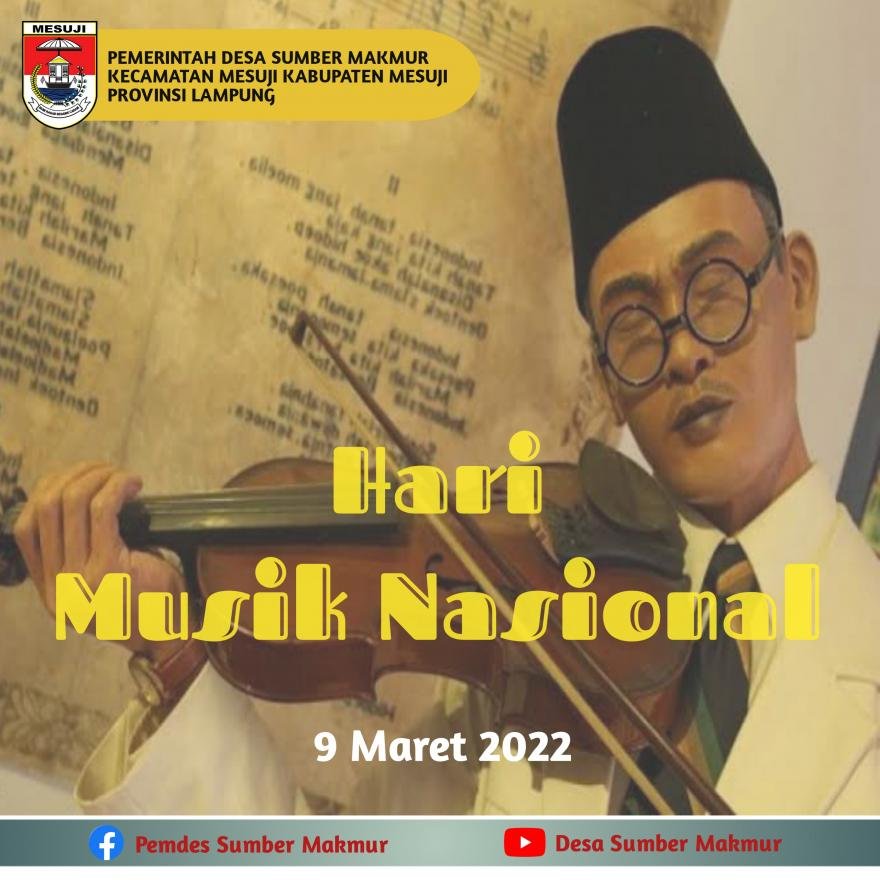 Pemdes Sumber Makmur Ucapkan Selamat Hari Musik Nasional