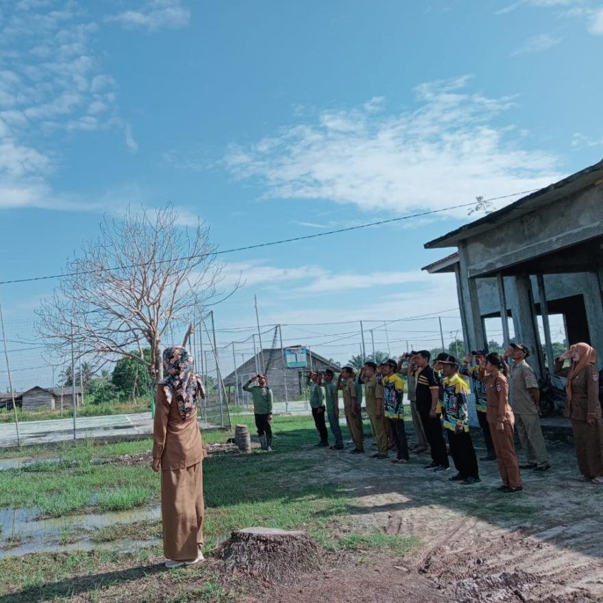Apel Pagi Aparatur Desa Bersama BPD Sumber Makmur 